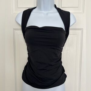 Aritzia Black Strapless Tank Top